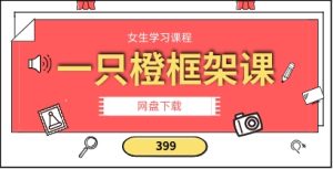 【女生课程】一只橙框架课-399-恋爱猫