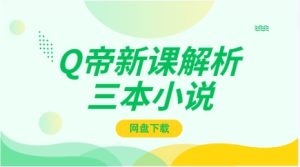 Q帝新课解析三本小说-恋爱猫