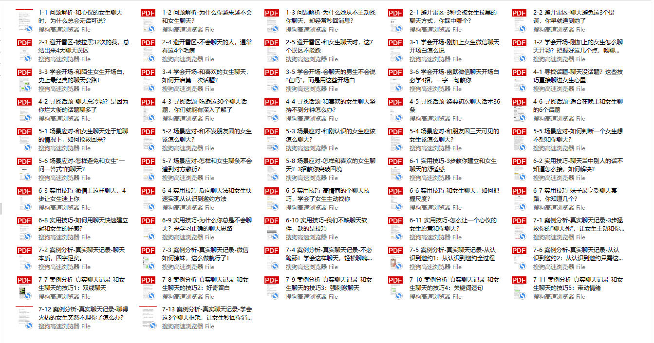 聊天案例分析合集-恋爱猫